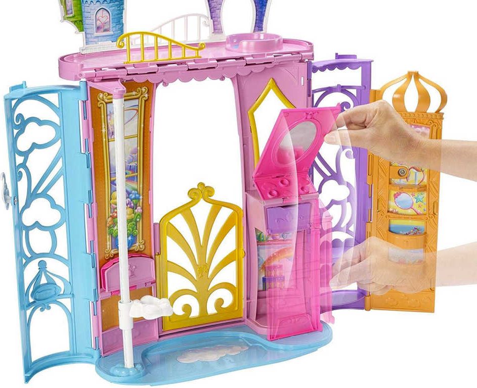 MATTEL BRB Barbie Dreamtopia zámek duhový herní set s doplňky plast - obrázek 5