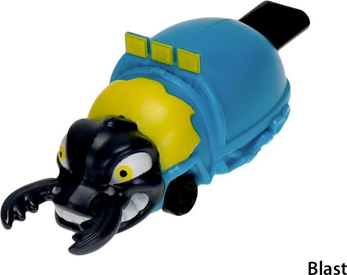 Bugs Racing foukni a jeď auto brouk 9cm se samolepkou a terčem různé druhy - obrázek 8