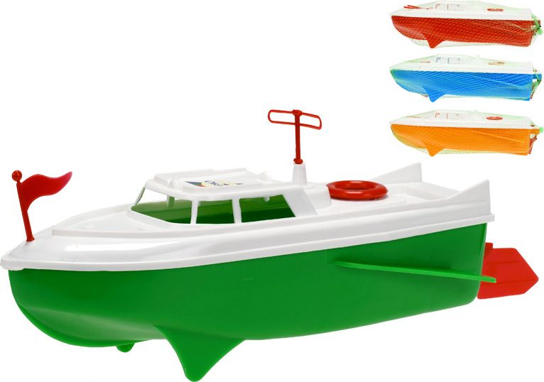 Loďka 30cm na koupání do vany parník různé barvy - obrázek 1