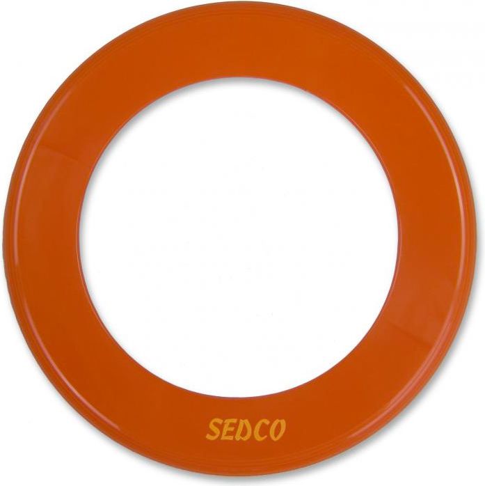 SEDCO Talíř létající 25cm prstenec házecí oranžový plast - obrázek 1