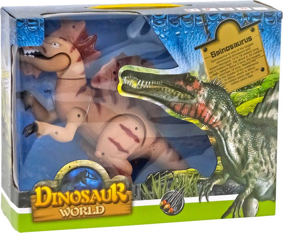 Dinosaurus ještěr funkční Spinosaurus na baterie Světlo Zvuk - obrázek 1