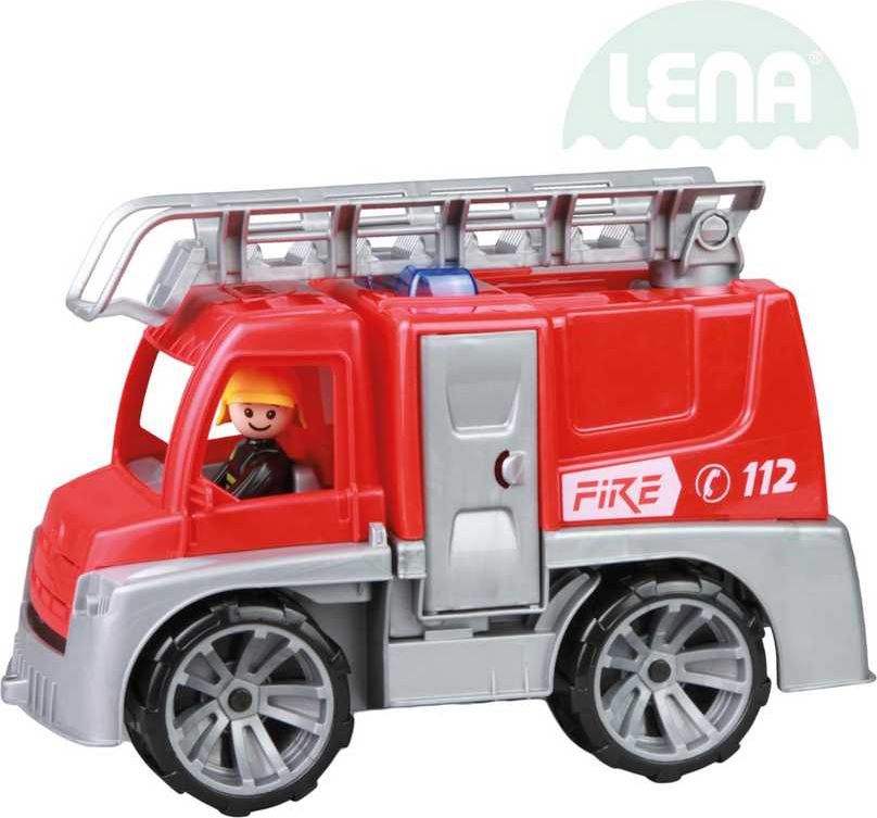 LENA Auto Hasiči Truxx s figurkou plast 29cm 24m+ - obrázek 1