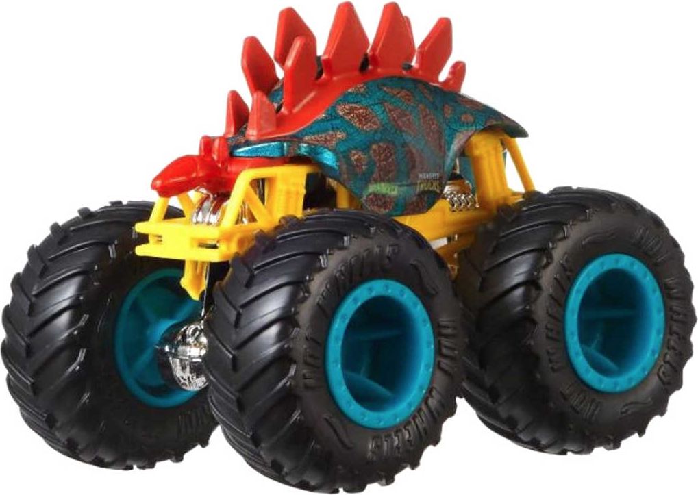 MATTEL HOT WHEELS Auto Monster Trucks Kaskadérské kousky set s vrakem kov - obrázek 1