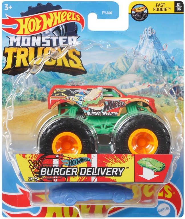 MATTEL HOT WHEELS Auto Monster Trucks Kaskadérské kousky set s vrakem kov - obrázek 2
