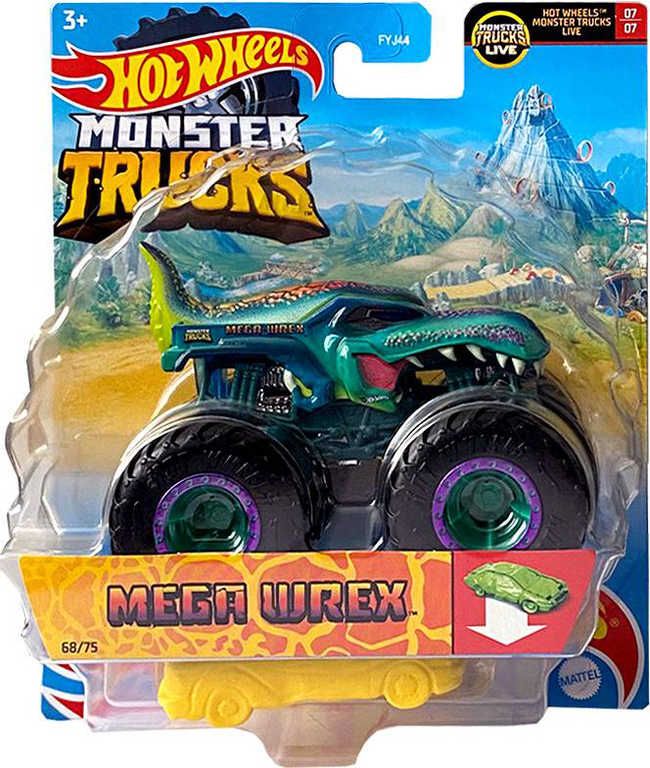 MATTEL HOT WHEELS Auto Monster Trucks Kaskadérské kousky set s vrakem kov - obrázek 3