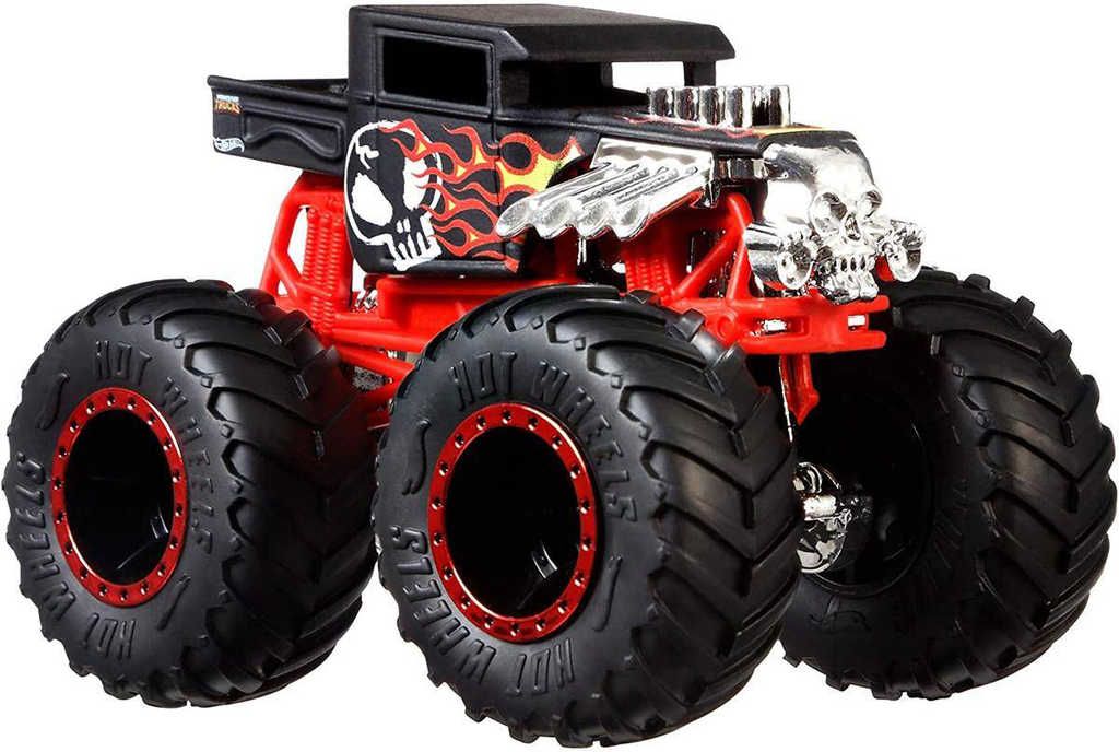 MATTEL HOT WHEELS Auto Monster Trucks Kaskadérské kousky set s vrakem kov - obrázek 5