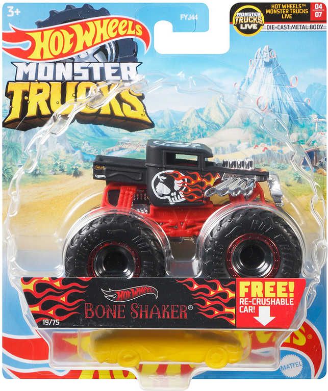 MATTEL HOT WHEELS Auto Monster Trucks Kaskadérské kousky set s vrakem kov - obrázek 6