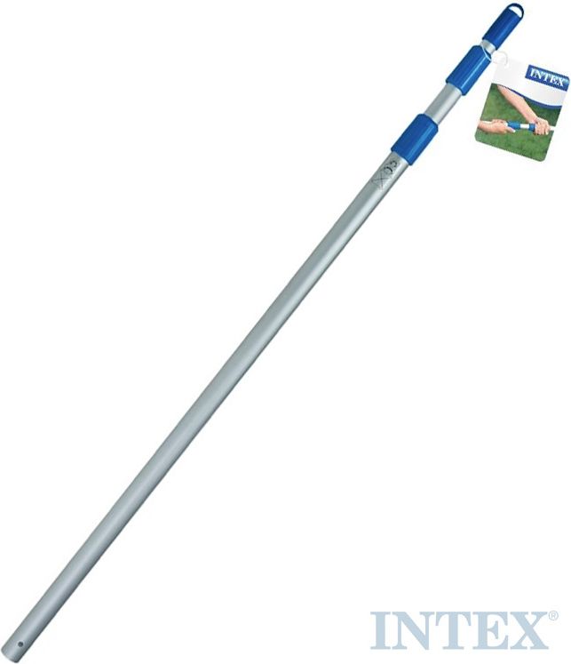 INTEX Tyč teleskopická 239cm doplněk k nástavcům na čištění bazénu kov 29054 - obrázek 1