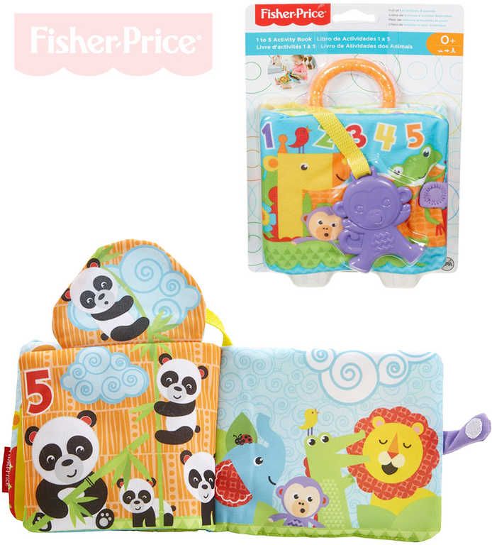 FISHER PRICE Baby Knížka měkká se zvířátky s aktivitami pro miminko - obrázek 1