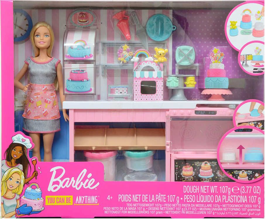MATTEL BRB Cukrářství kreativní set panenka Barbie s modelínou a doplňky - obrázek 2