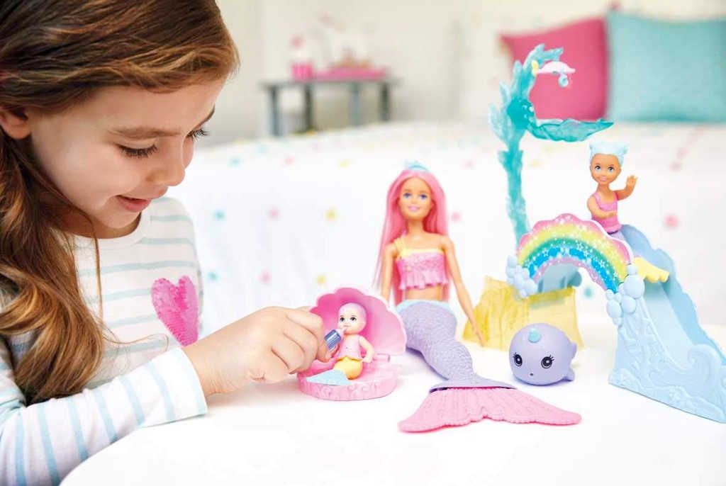 MATTEL BRB Dreamtopia panenka Barbie mořská víla herní set s doplňky - obrázek 8