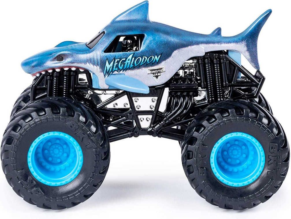 SPIN MASTER Auta teréní Monster Jam set 2ks velká kola 1:64 různé druhy kov - obrázek 8