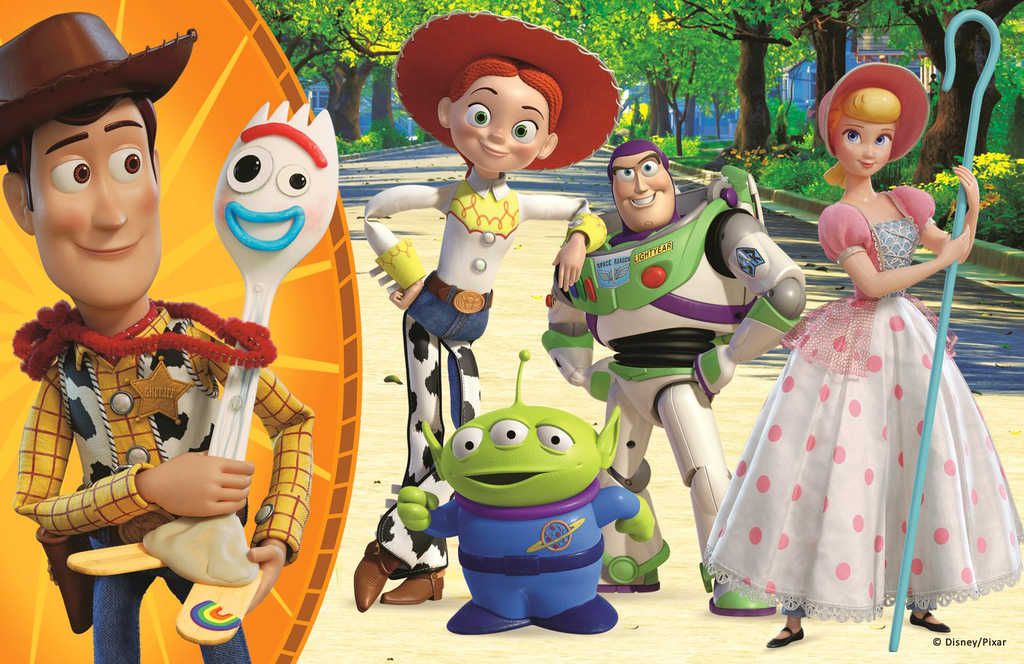 TREFL PUZZLE Mini skládačka Toy story 4 set 54 dílků v krabici 4 druhy - obrázek 3