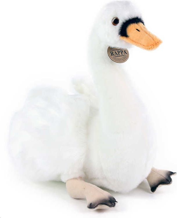 Plyšová labuť sedící 32cm - obrázek 1