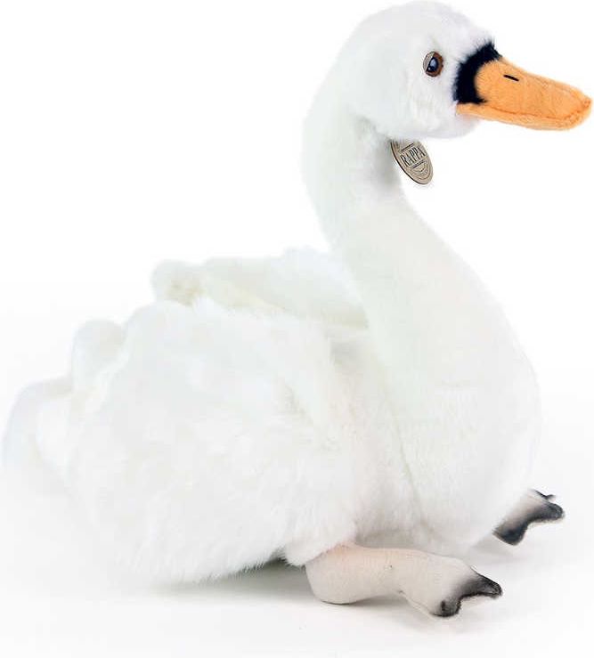 Plyšová labuť sedící 32cm - obrázek 2