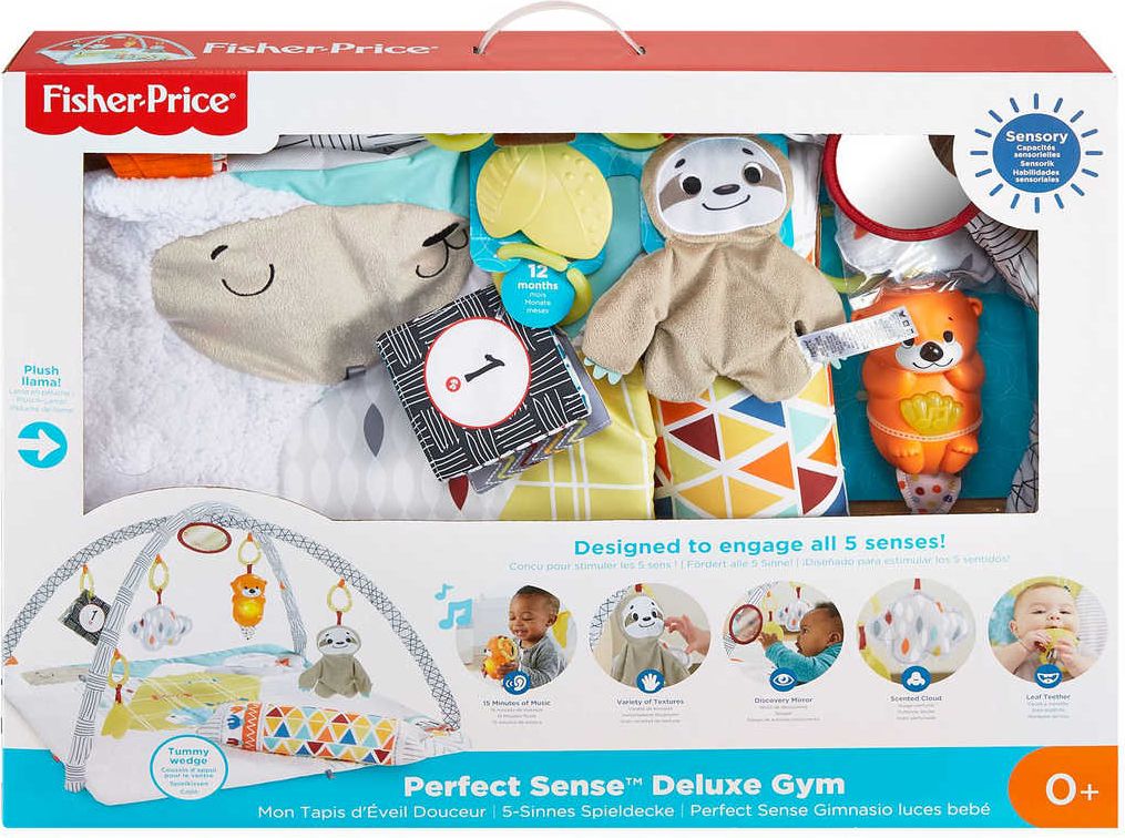 FISHER PRICE Baby dečka hrací s aktivitami 5 smyslů pro miminko - obrázek 2