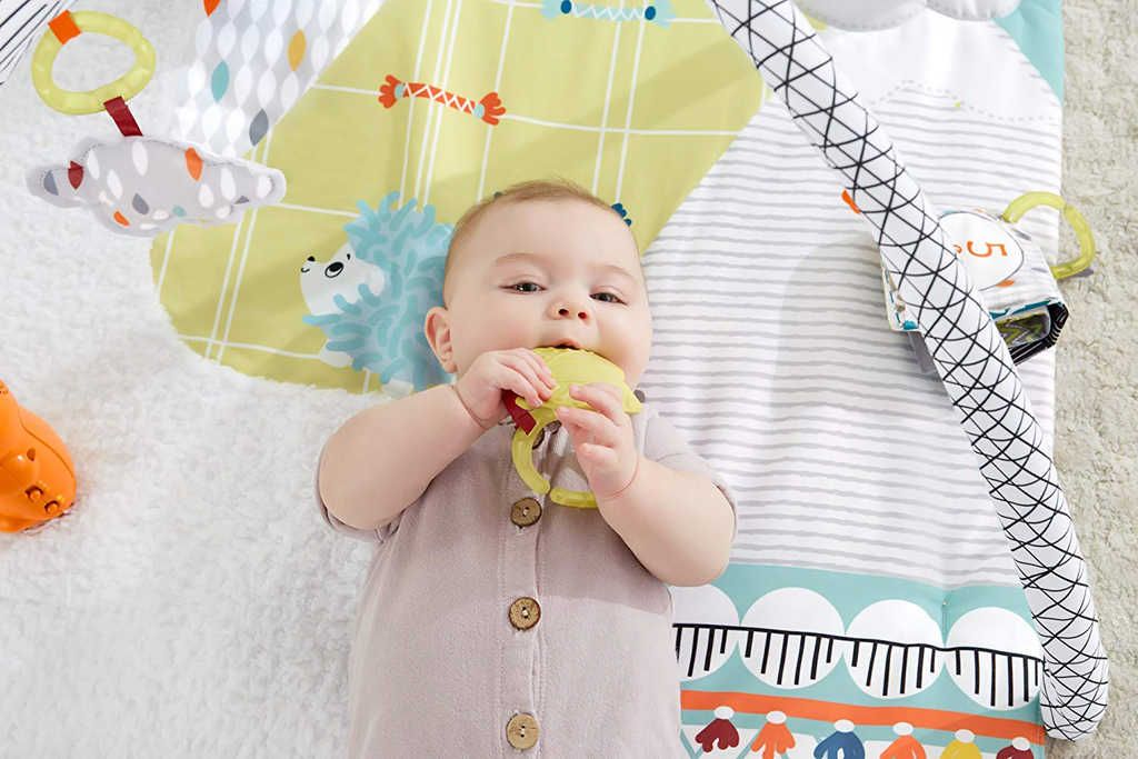FISHER PRICE Baby dečka hrací s aktivitami 5 smyslů pro miminko - obrázek 6