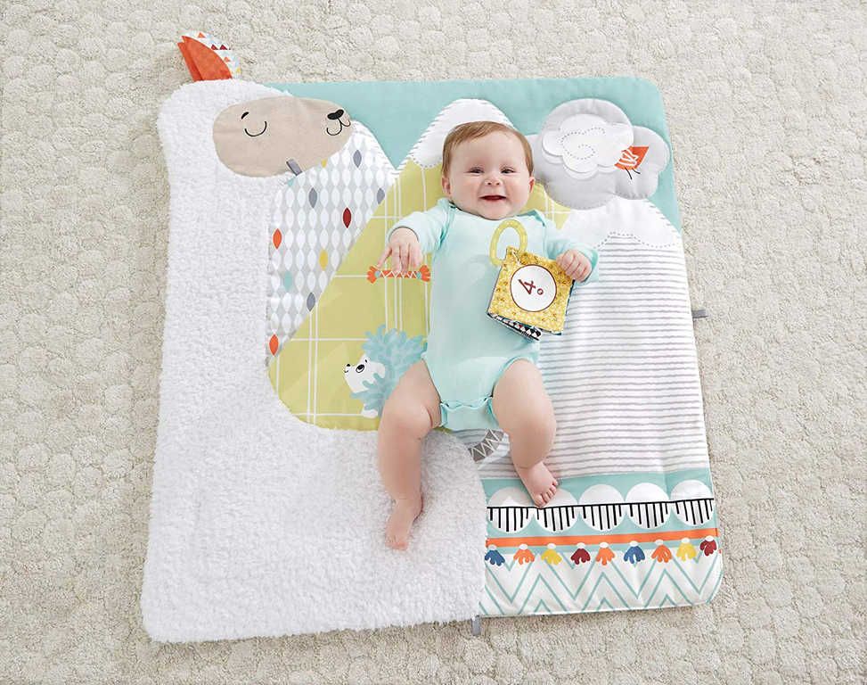 FISHER PRICE Baby dečka hrací s aktivitami 5 smyslů pro miminko - obrázek 7