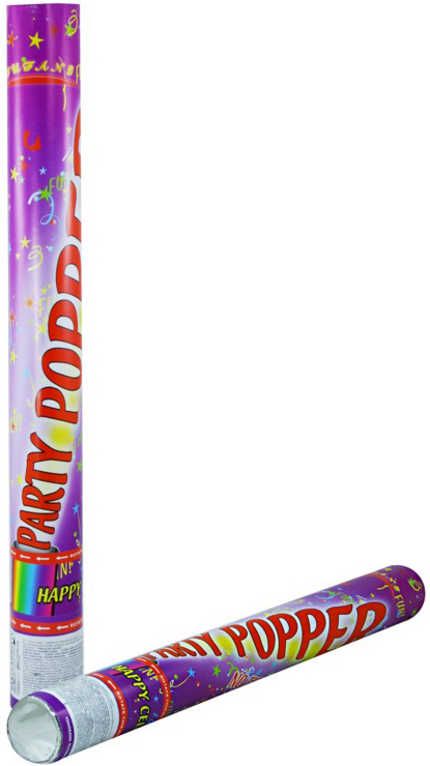 Konfety vystřelovací v tubě, 50 cm - obrázek 1