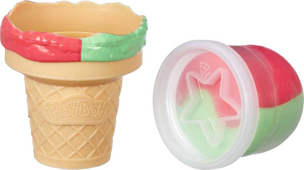 HASBRO PLAY-DOH Modelína v kornoutu zmrzlina různé druhy - obrázek 2