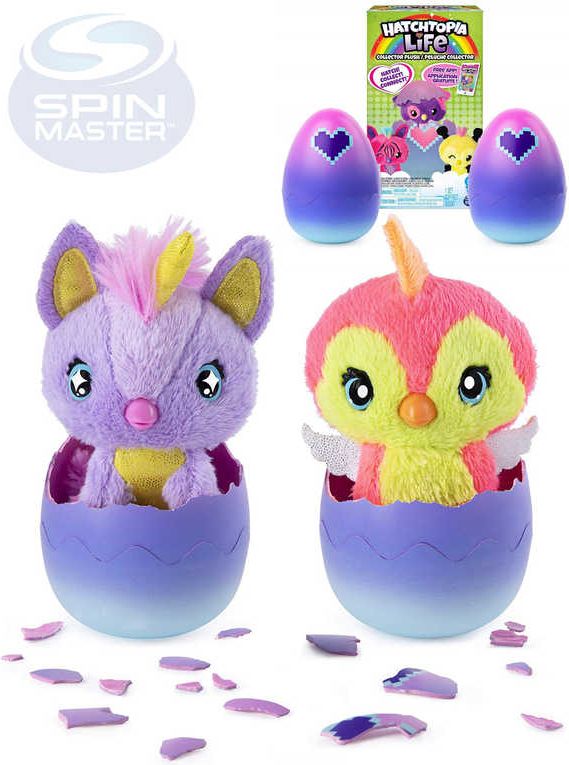 SPIN MASTER Zvířátko Hatchimals sběratelské set 2ks free app PLYŠ - obrázek 1