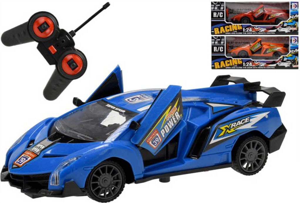RC Auto sportovní 18cm na vysílačku 27MHz na baterie 1:24 různé druhy - obrázek 1