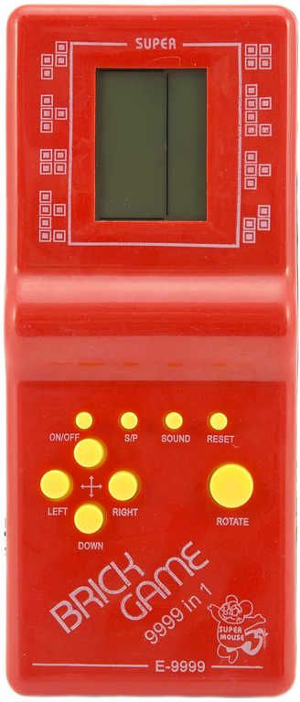 Digitální hra Brick Game Tetris hlavolam plast 18cm - obrázek 5