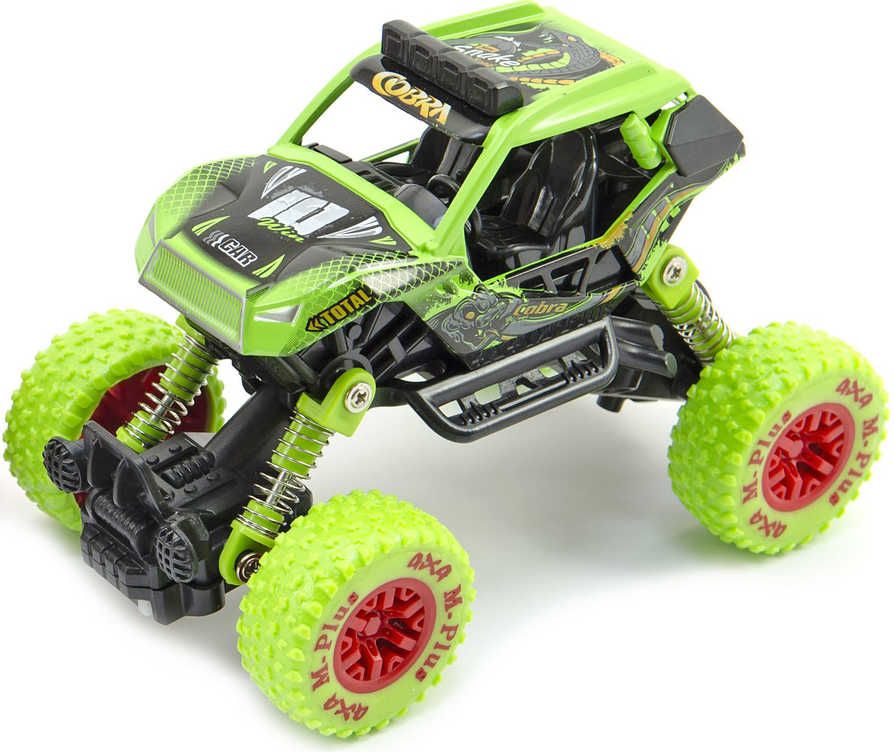Auto monster terénní na pružinách 14cm velká kola PB různé barvy - obrázek 3