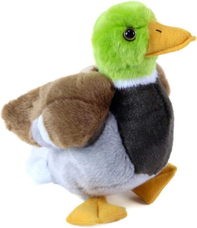 Plyšová kachna sedící 22cm - obrázek 2