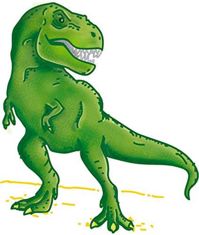 SES CREATIVE Razítka dětská dinosauři kreativní set 11ks s pastelkami - obrázek 4
