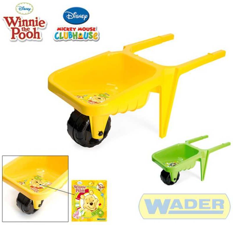 WADER Kolečko (kolečka) na písek plastové Medvídek PÚ, Mickey Mouse 77180 - obrázek 1