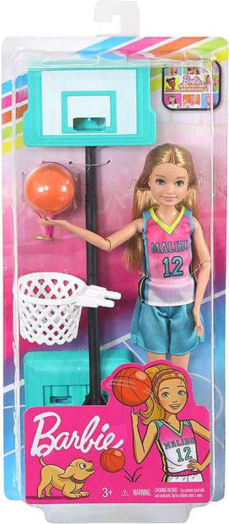 MATTEL BRB Panenka Barbie Sisters Sports Doll sportování set s doplňky 2 druhy - obrázek 5