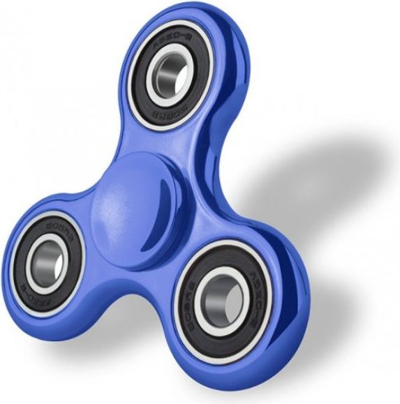 Fidget Spinner s metalickou barvou Varianta: Stříbrná - obrázek 2