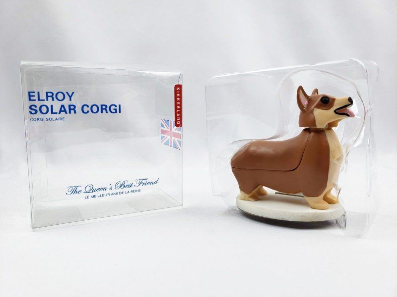 Solární pes Corgi na stůl - obrázek 3