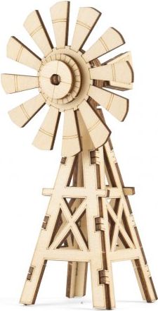 Lamps Dřevěné 3D puzzle větrný mlýn - obrázek 1