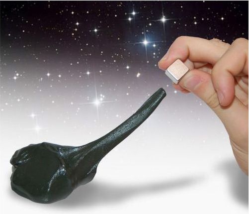 Inteligentní plastelína magnetická Varianta: Zlatá - obrázek 2