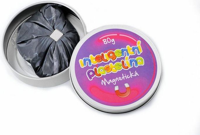 Inteligentní plastelína - magnetická + silný magnet - obrázek 1