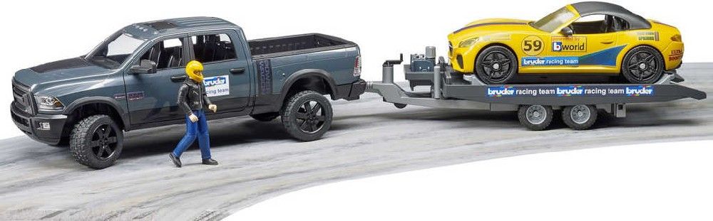 Bruder 2504 Terénní auto RAM se závoďákem a figurkou - obrázek 7