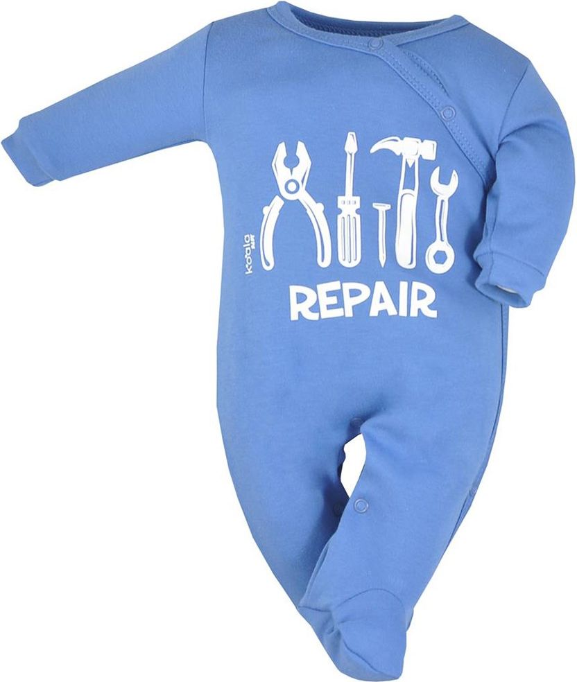 KOALA | Koala Repair | Kojenecký bavlněný overal Koala Repair oldgold | Dle obrázku | 56 (0-3m) - obrázek 5
