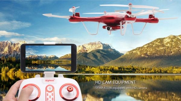 RCobchod SYMA X5UW - WIFI-HD kamera + barometr + super ovládání telefonem - obrázek 1