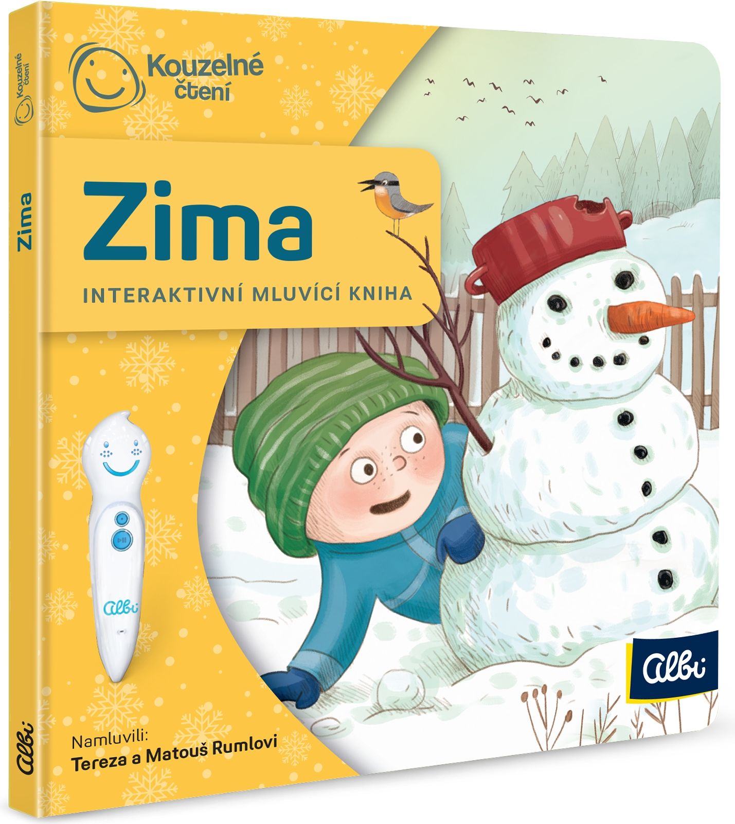 LOLA BABY ALBI Minikniha pro nejmenší - Zima - obrázek 1
