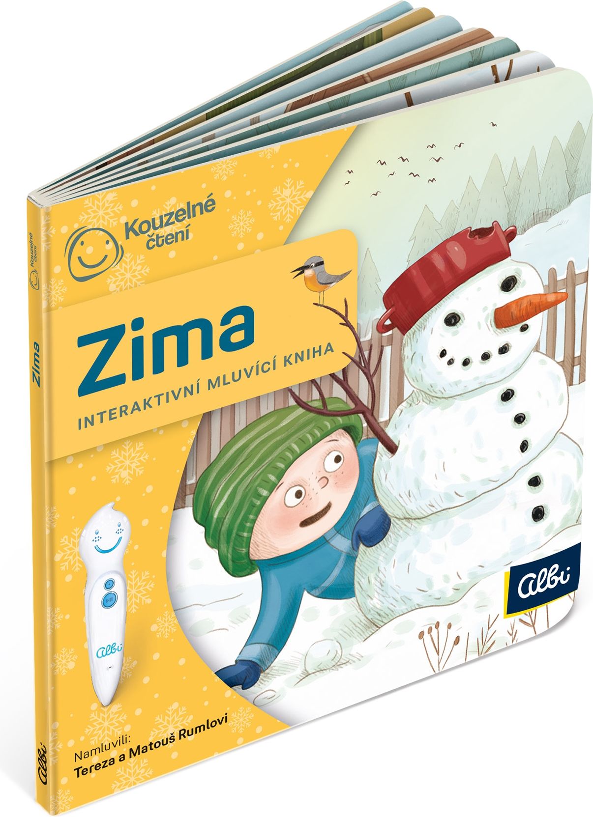 LOLA BABY ALBI Minikniha pro nejmenší - Zima - obrázek 5