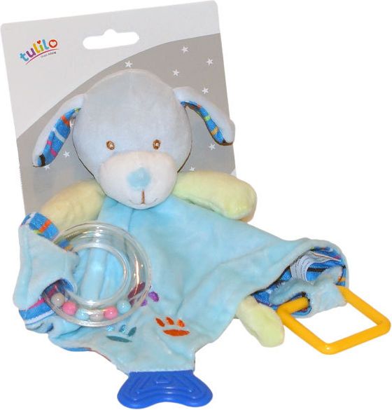 PLYŠ Baby dečka zvířátko 25cm muchláček s chrastítkem a kousátkem různé druhy - obrázek 4