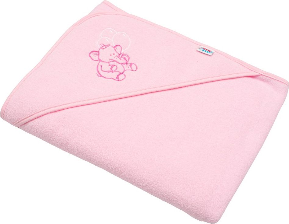 NEW BABY | Nezařazeno | Dětská froté osuška s výšivkou a kapucí New Baby 100x100 bílá medvěd | Bílá | - obrázek 20