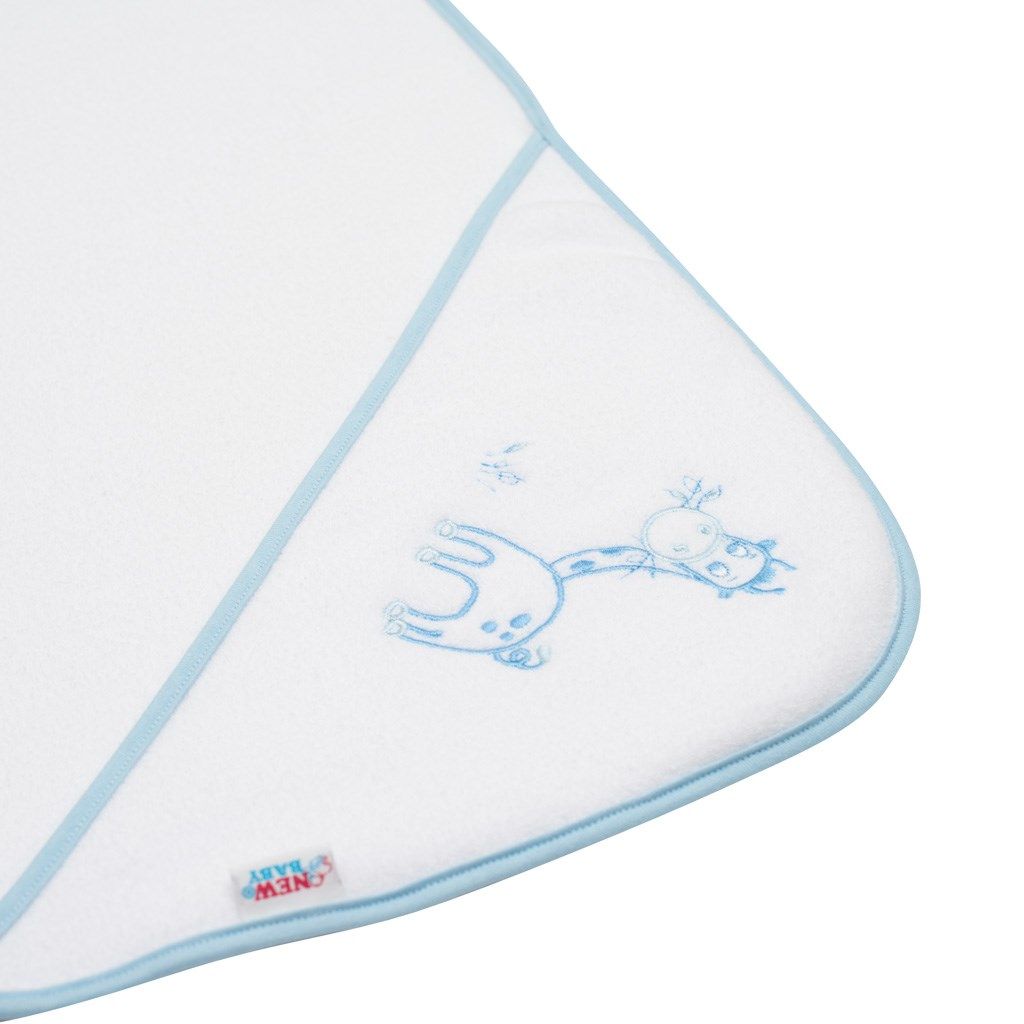 NEW BABY | Nezařazeno | Dětská froté osuška s výšivkou a kapucí New Baby 100x100 bílá medvěd | Bílá | - obrázek 29