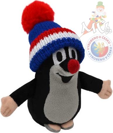 MORAVSKÁ ÚSTŘEDNA Krtek mini s čepicí 14 cm TRIKOLORA - obrázek 1