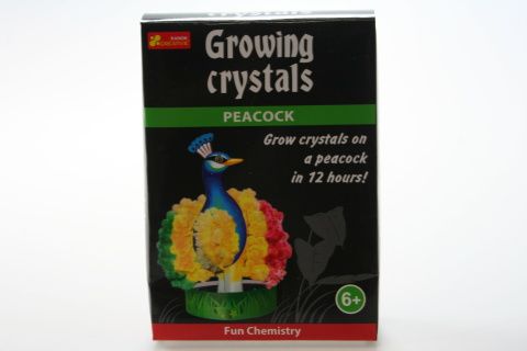Rostoucí krystaly páv - obrázek 1