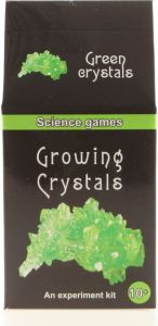 Mini chemická sada - rostoucí krystaly - zelené - obrázek 1