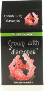 Mini chemická sada krystaly - korunka s diamanty - obrázek 1