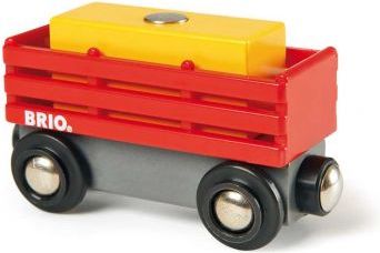 Brio Červený vagón se žlutým nákladem - obrázek 2